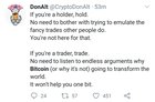 To all Hodlers and Traders in this community.
