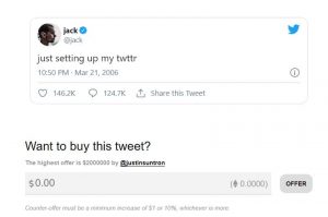 Justin Sun Bids $2 Million for Jack Dorsey’s First Tweet NFT