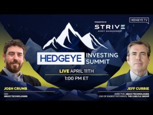 Hedgeye Investing Summit Spring 2024 | Josh Crumb & Jeff Currie, Abaxx Technologies